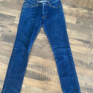 Moussy Deep Blue Straight Leg Jeans